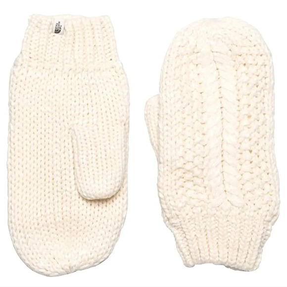 Women's The North Face Cable Minnasoft knit-fleece liner Mittens sz Medi… - Picture 1 of 10